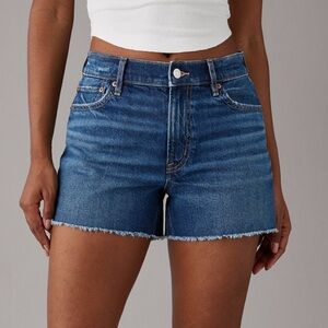 AE Strigid Super High-Waisted Relaxed Denim Short